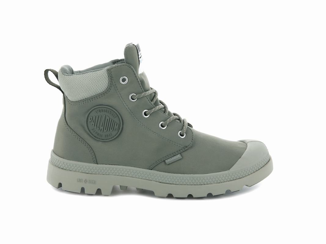 Botas Palladium Pampa Lite + Cuff Wp Waterproof Hombre - Verde ||RTXD-69801||